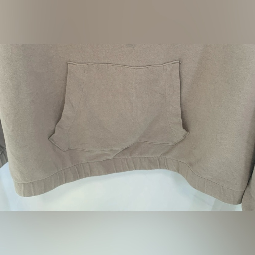 GAP GapBody Light Brown Cozy Cowl Neck Women's Medium Shirt Pullover Sweatshirt - Picture 5 of 6